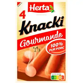 Auchan Knacki gourmande herta offre