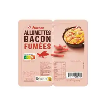 Auchan Allumettes de bacon fumé auchan offre