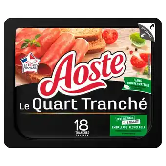 Auchan Jambon cru le quart tranché aoste offre