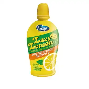 Auchan Jus de citron jaune lazy lemon offre