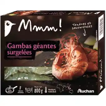 Auchan Gambas géantes surgelées mmm! offre