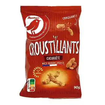Auchan Croustillants cacahuète auchan offre