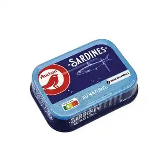 Auchan Sardines entières au naturel auchan offre