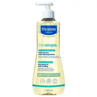 Auchan Mustela huile lavante stelatopia peau à tendance atopique offre