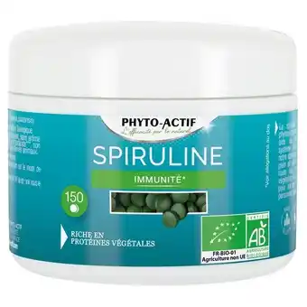 Auchan Phyto-actif gamme microbiotil - spiruline et vitamine d offre