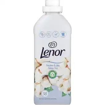 Auchan Adoucissant liquide fraîcheur de coton pure lenor offre