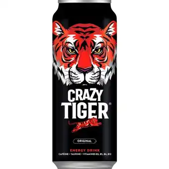 Auchan Crazy tiger energy drink offre