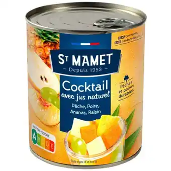 Auchan Cocktail de fruits saint mamet offre