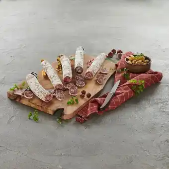Auchan Lot de 3 saucissons séchoir des alpes offre