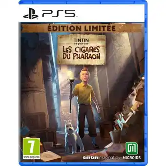 Auchan Le jeu ps5 tintin reporter : les cigares du pharaon offre