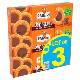 Auchan Galettes au bon chocolat st michel offre