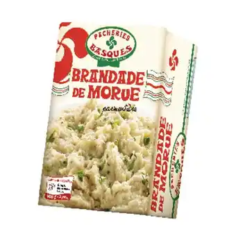 Auchan Brandade de morue parmentière pêcheries basques offre