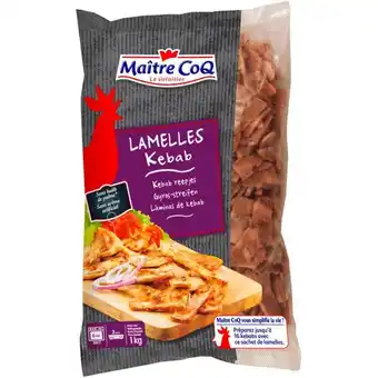 Auchan Lamelles kebab surgelées maître coq offre