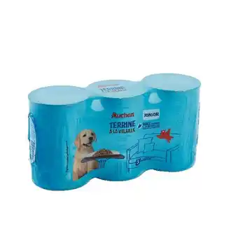 Auchan Terrine pour chiot auchan offre