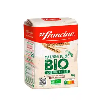 Auchan Farine de blé bio francine offre
