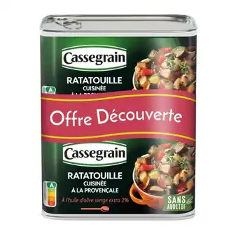 Auchan Ratatouille cuisinée cassegrain à la provençale offre