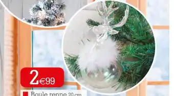 Kandy Boule renne 20 cm offre