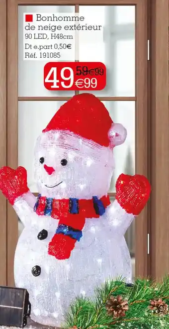 Kandy Bonhomme de neige extérieur offre
