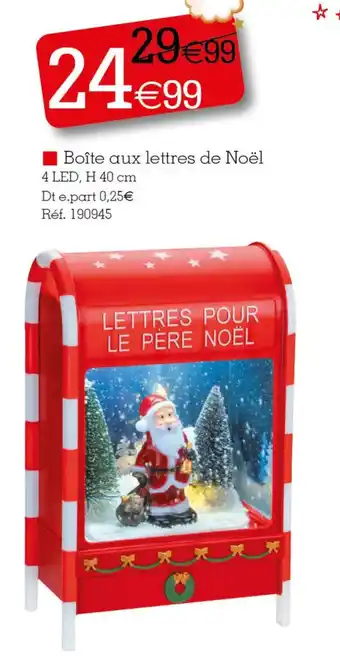 Boîte aux lettres de Noël