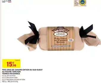 FOIE GRAS DE CANARD ENTIER DU SUD-OUEST