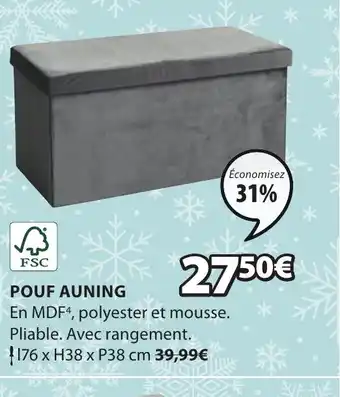 JYSK POUF AUNING offre