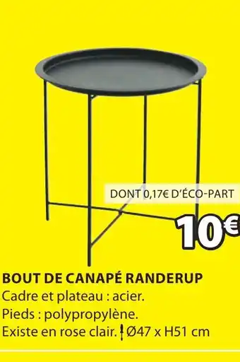 JYSK BOUT DE CANAPÉ RANDERUP offre