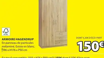 JYSK ARMOIRE HAGENDRUP offre