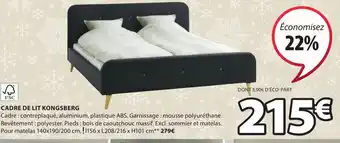 JYSK CADRE DE LIT KONGSBERG offre