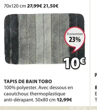 JYSK TAPIS DE BAIN TOBO offre