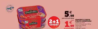 Super U Sardines à L'huile D'olive Connetable offre