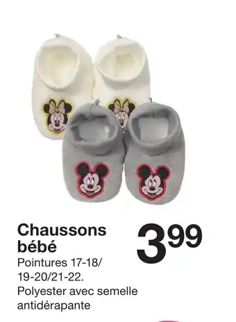 Zeeman Chaussons bébé offre