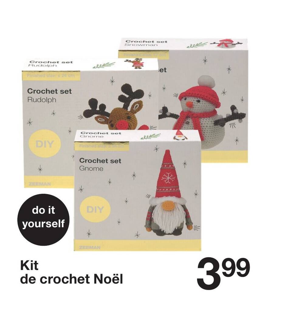 Promo Kit de crochet Noël chez Zeeman