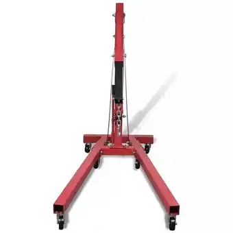 Bricomarché Grue pliable pour moteurs 2 tonnes 88,2 kg - rouge offre