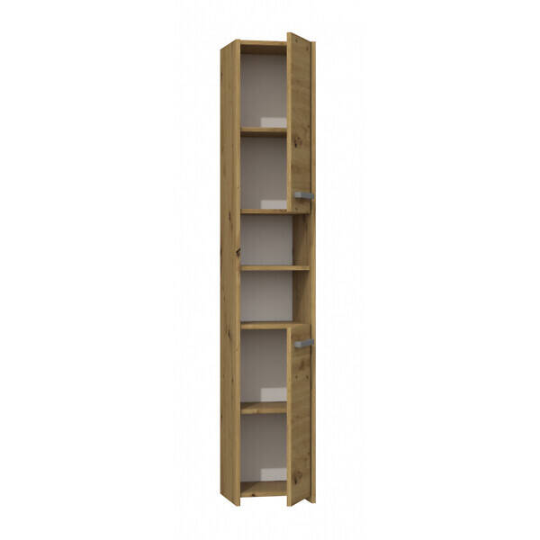 Promo Pisa armoire de salle de bains 170x30x30 cm meuble de rangement salle de bains