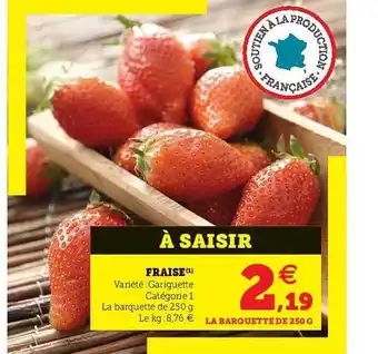 Super U Fraise offre