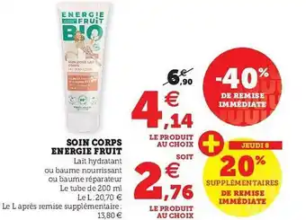 Soin Corps énergie Fruit