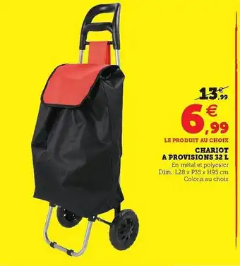 Chariot à Provisions 32 L