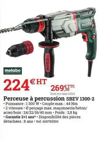 Perceuse à Percussion Sbev 1300-2 Petabo