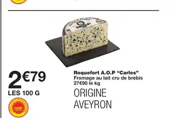 Roquefort A.O.P "Carles"