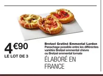 Monoprix Bretzel Gratiné Emmental Lardon offre
