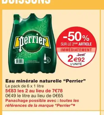 Eau Minérale Naturelle "Perrier"