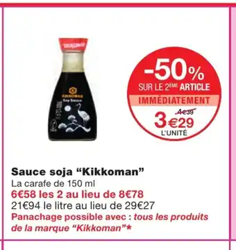 Sauce Soja "Kikkoman"