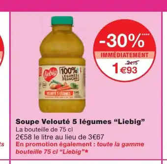 Monoprix Soupe Velouté 5 Légumes "Liebig" offre
