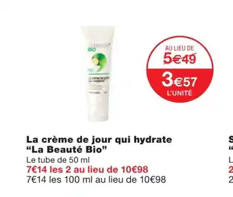 Monoprix La Créme De Jour Qui Hydrate offre