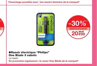 Monoprix Rasoir électrique "Philips" offre