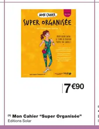 Monoprix Mon Cahier "Super Organisée" offre
