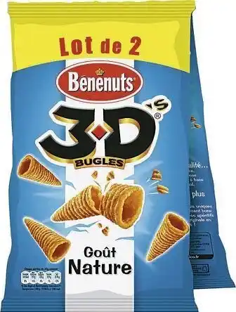 Casino Supermarchés 3D’S Bugles Goût Nature offre