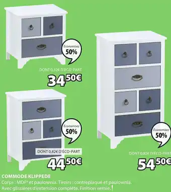 JYSK Commode Klippede offre