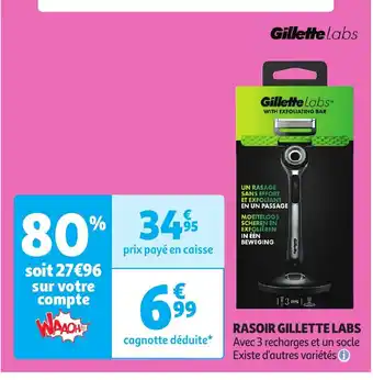 Auchan RASOIR GILLETTE LABS offre
