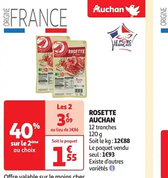 Auchan ROSETTE AUCHAN offre